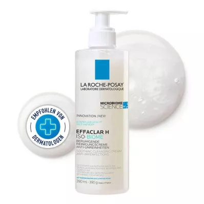 ROCHE-POSAY Effaclar H Iso-Biome Creme de Limpeza, 390 ml ROCHE-POSAY Effaclar H Iso-Biome Creme de Limpeza, 390 ml