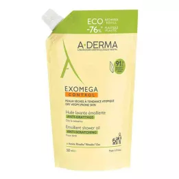 A-DERMA EXOMEGA CONTROL Recarga de óleo de duche, 500 ml