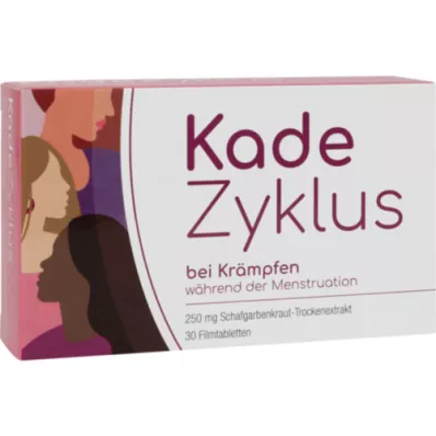 KADEZYKLUS para cólicas durante a menstruação 250mg FTA, 30 unid