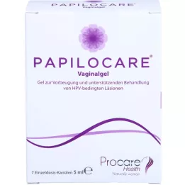 PAPILOCARE Gel vaginal, 7X5 ml