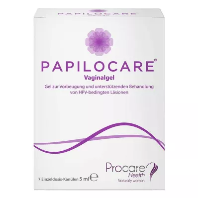 PAPILOCARE Gel vaginal, 7X5 ml