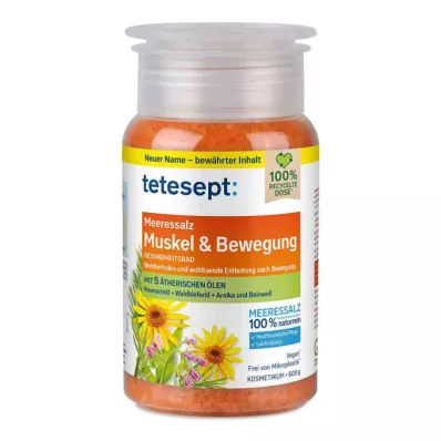 TETESEPT Sal marinho Músculo & Exercício, 600 g TETESEPT Sal marinho Músculo & Exercício, 600 g
