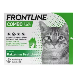 FRONTLINE Combo Spot on cat solução para aplicação na pele, 6 unid