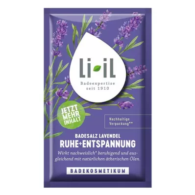 LI-IL Sais de banho lavanda calma+relaxamento, 80 g