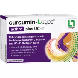 CURCUMIN-LOGES arthro plus UC-II cápsulas, 120 cápsulas