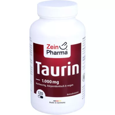 TAURIN Cápsulas de 1000 mg, 120 unid
