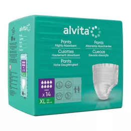ALVITA Calças para incontinência maxi xl, 14 unidades