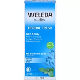 WELEDA Spray Desodorizante Herbal Fresh Sage, 100 ml