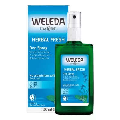 Weleda Herbal Fresh Desodorante Spray Sálvia, 100 ml Weleda Herbal Fresh Desodorante Spray Sálvia, 100 ml