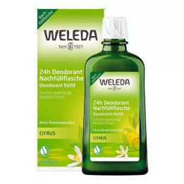WELEDA Frasco de recarga Citrus Fresh Deo Spray, 200 ml
