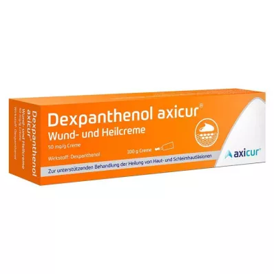 DEXPANTHENOL axicur creme para feridas e cicatrização 50 mg/g, 100 g