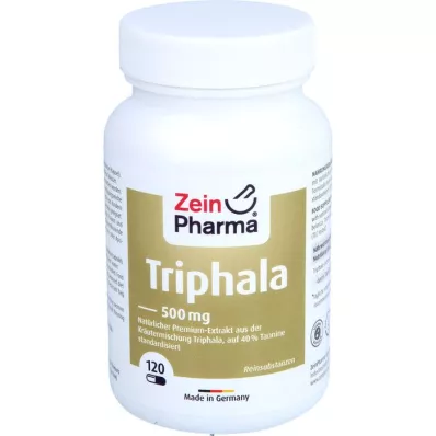 TRIPHALA Cápsulas de 500 mg, 120 unid