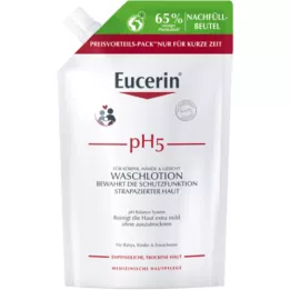 EUCERIN pH5 loção de lavagem para pele sensível, recarga, 400 ml