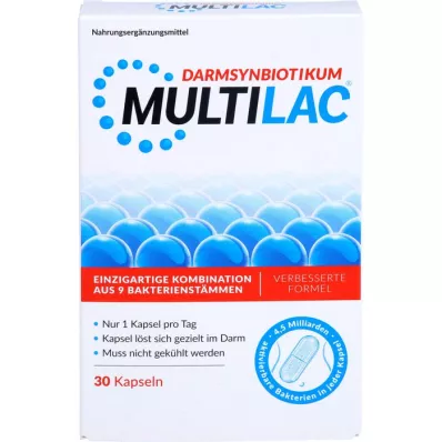 MULTILAC Intestinal synbiotic enteric-coated capsules, 30 pcs