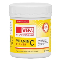 WEPA Lata de vitamina C em pó, 100 g