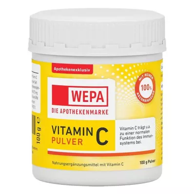 WEPA Lata de vitamina C em pó, 100 g