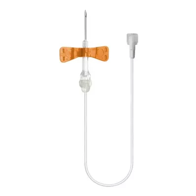 Venofix Safety veia point.25 G 0,5x19mm 30cm laranja, 1 un