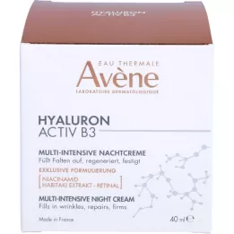 AVENE Creme de Noite Multi-Intensivo Hyaluron Activ B3, 40 ml