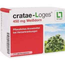 CRATAE-LOGES 450 mg Hawthorn comprimidos revestidos por película, 200 unid