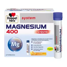 DOPPELHERZ Magnésio 400 Sistema líquido para beber ampola, 30 unid