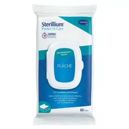 STERILLIUM Protect &amp; Care toalhetes desinfectantes para superfícies, 60 unidades