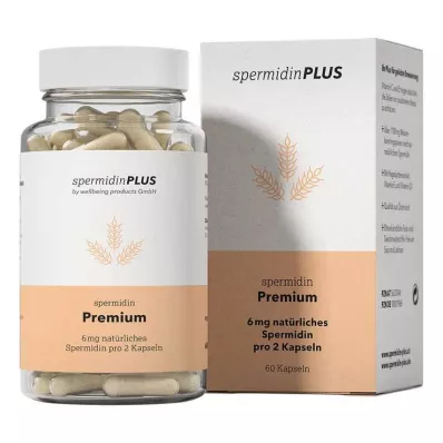 SPERMIDINPLUS Cápsulas Premium, 60 Cápsulas