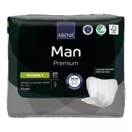 ABENA Inserções Man Premium fórmula 1, 15 unidades