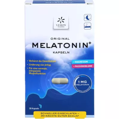 MELATONIN PLUS Cápsulas, 30 unidades