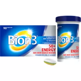 BION3 50+ Energy Tablets, 90 Cápsulas