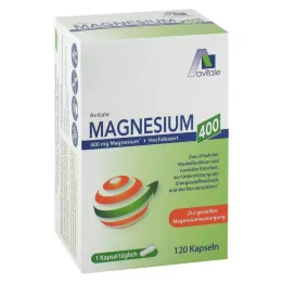 MAGNESIUM Cápsulas de 400 mg, 120 unid