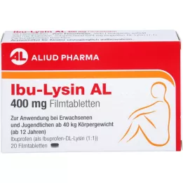 IBU-LYSIN AL Comprimidos revestidos por película de 400 mg, 20 unidades