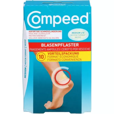 COMPEED Pensos para bolhas, meio novos, 10 unidades