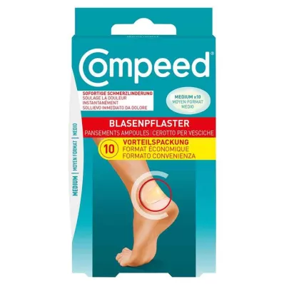 COMPEED Pensos para bolhas, meio novos, 10 unidades COMPEED Pensos para bolhas, meio novos, 10 unidades
