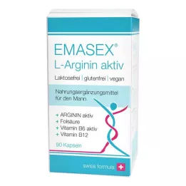 EMASEX L-Arginina cápsulas activas, 90 Cápsulas