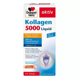 DOPPELHERZ Bastões Líquidos Collagen 5000, 14X10 ml