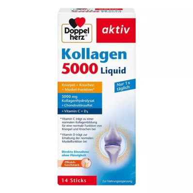Doppelherz Colágeno 5000 Bastões Líquidos, 14X10 ml