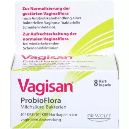 VAGISAN Cápsulas vaginais de bactérias lácticas ProbioFlora, 8 unid
