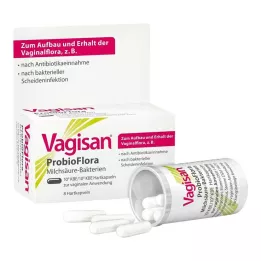 VAGISAN Cápsulas vaginais de bactérias lácticas ProbioFlora, 8 unid
