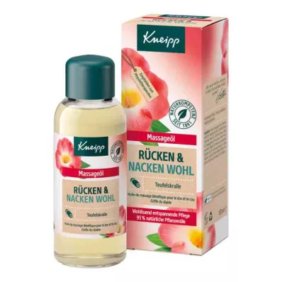 KNEIPP Óleo de massagem para as costas & Poço para o pescoço, 100 ml KNEIPP Óleo de massagem para as costas & Poço para o pescoço, 100 ml