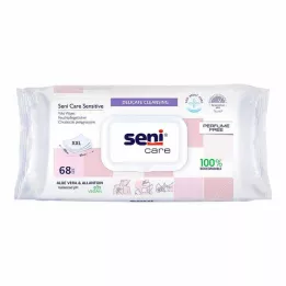 SENI Toalhetes húmidos care sensitive, 68 unidades