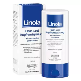 LINOLA Condicionador para cabelo e couro cabeludo, 200 ml