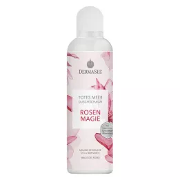 DERMASEL Espuma de Duche do Mar Morto Rose Magic, 200 ml