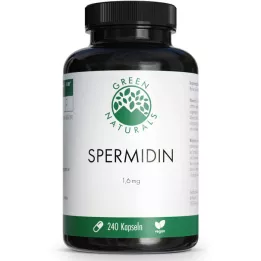 GREEN NATURALS Spermidine 1.6 mg cápsulas veganas, 240 pcs