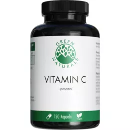 GREEN NATURALS Cápsulas de vitamina C lipossómica 325 mg, 120 unid