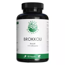 GREEN NATURALS Broccoli+13% sulforaphane vegan capsules, 180 pcs