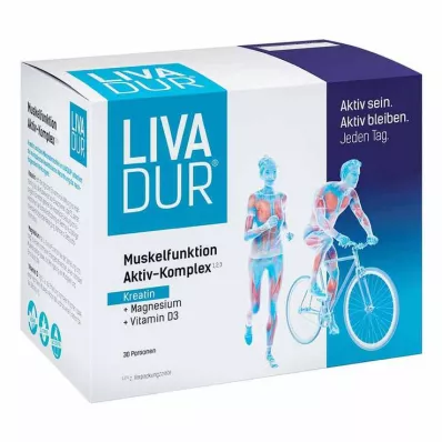 LIVADUR Bastões Muscle Function Active Complex, 30 unidades