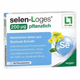 SELEN-LOGES Comprimidos revestidos por película de 200 μg de ervas, 60 unidades