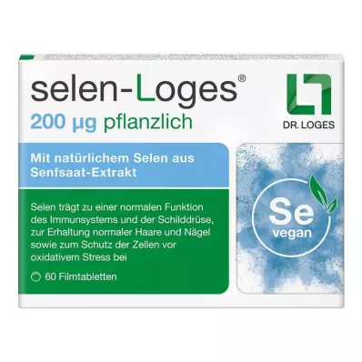 Comprimidos revestidos por película vegetais Selenium-Loges 200 µg, 60 unid Comprimidos revestidos por película vegetais Selenium-Loges 200 µg, 60 unid
