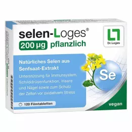 SELEN-LOGES Comprimidos revestidos por película de 200 μg de ervas, 120 unidades