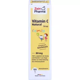 VITAMIN C NATURAL 80 mg Xarope familiar, 50 ml